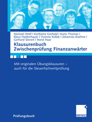 cover image of Klausurenbuch Zwischenprüfung Finanzanwärter
